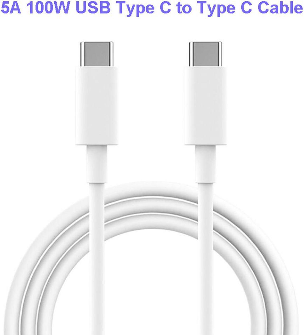 USB C to USB C Cable (6.6ft) , 100W 5A PD Charging for Apple MacBook, Huawei Matebook, iPad Pro 2018, Chromebook, Switch, and More Type-C Devices/Laptops