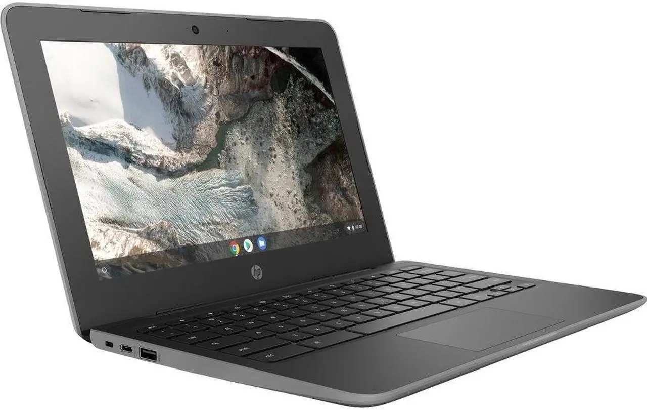 Alt view image 4 of 4 - HP Chromebook 11 G7 EE 11.6" 4GB 16GB eMMC 1.1GHz ChromeOS, Gray