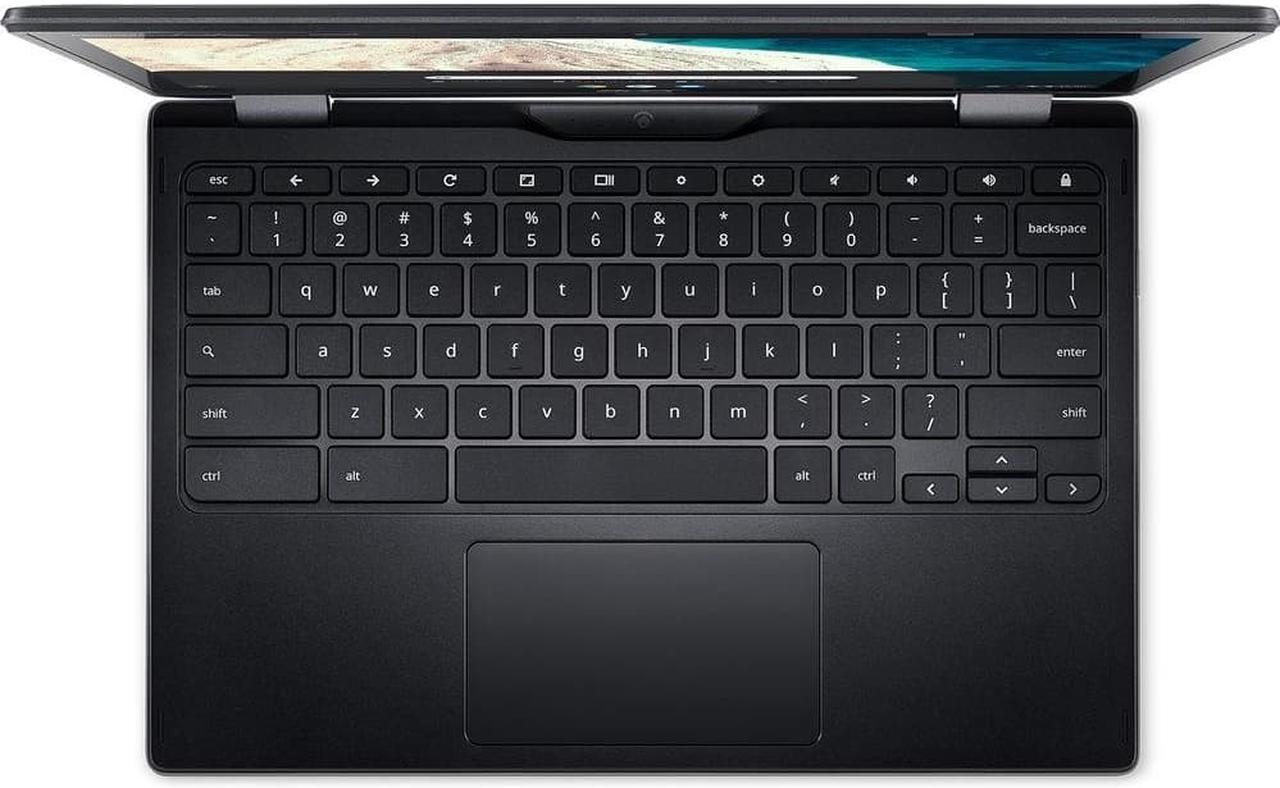 Alt view image 2 of 6 - Acer Chromebook Spin 511 R752TN-C2J5 11.6" Touch 4GB 32GB eMMC Celeron® N4000 1.1GHz ChromeOS, Black