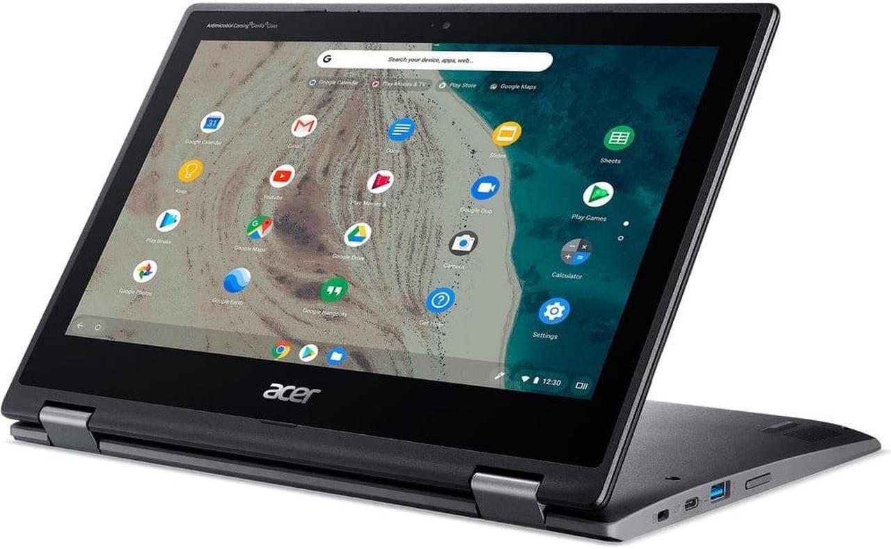 Alt view image 5 of 6 - Acer Chromebook Spin 511 R752TN-C2J5 11.6" Touch 4GB 32GB eMMC Celeron® N4000 1.1GHz ChromeOS, Black