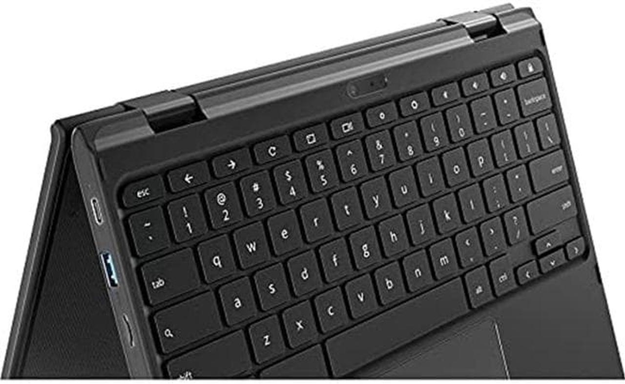 Alt view image 5 of 5 - Lenovo Chromebook 500e 11.6" Touch 4GB 32GB Intel Celeron N3450, Black