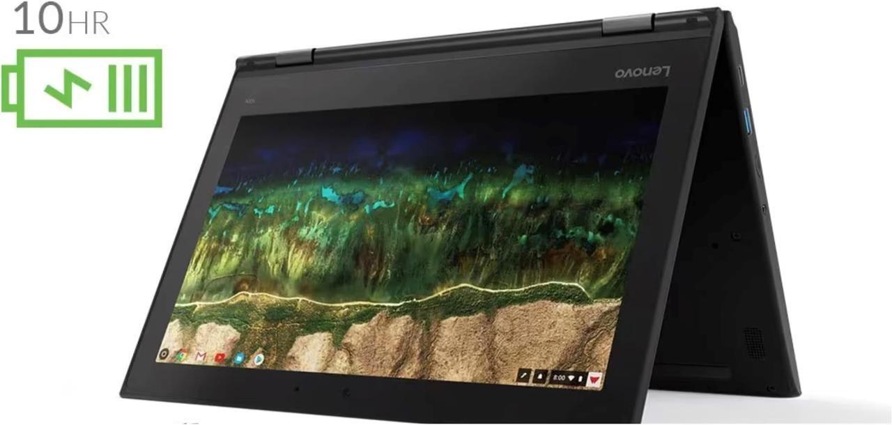Main image of Lenovo Chromebook 500e 11.6" Touch 4GB 32GB Intel Celeron N3450, Black