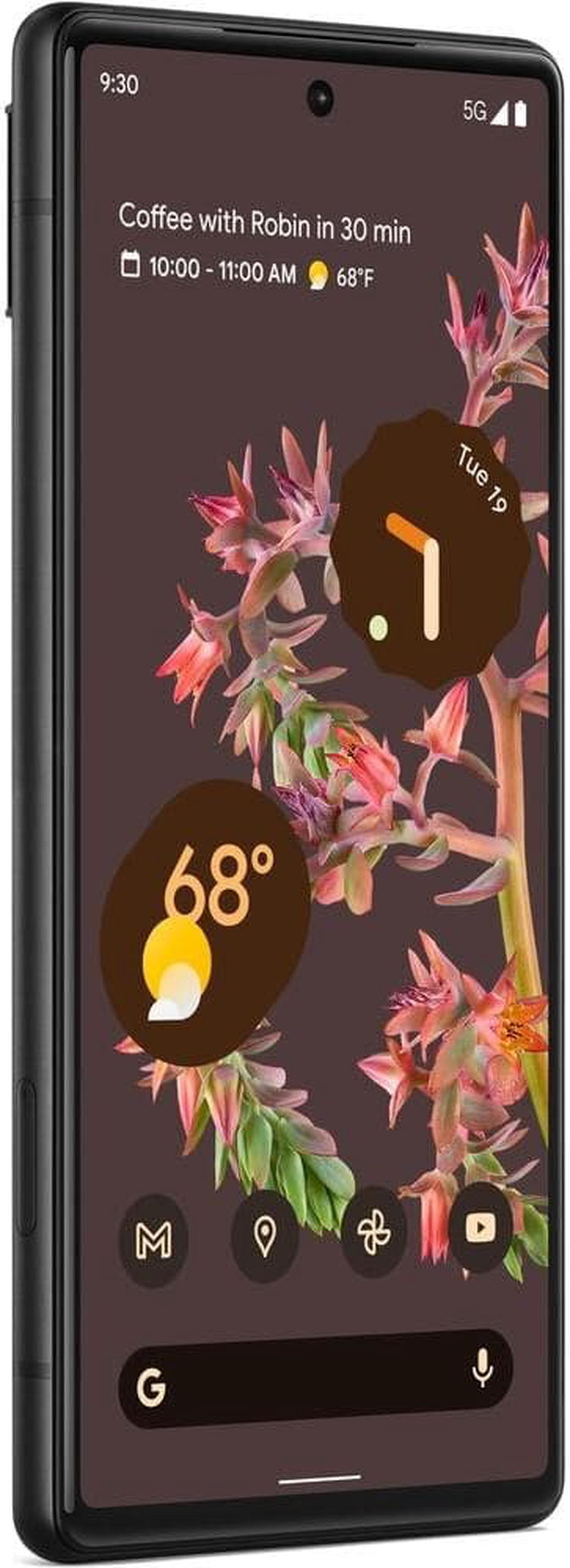 Alt view image 2 of 3 - Google Pixel 6 256GB 6.4" 5G Verizon Unlocked, Stormy Black
