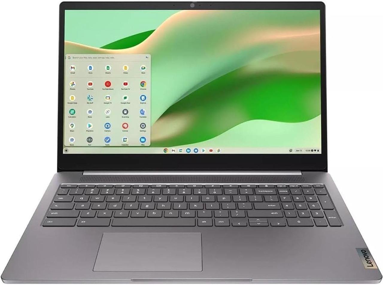 Main image of Lenovo 15.6" Touchscreen IdeaPad 3 Chromebook Intel Pentium 4GB 128GB - Gray
