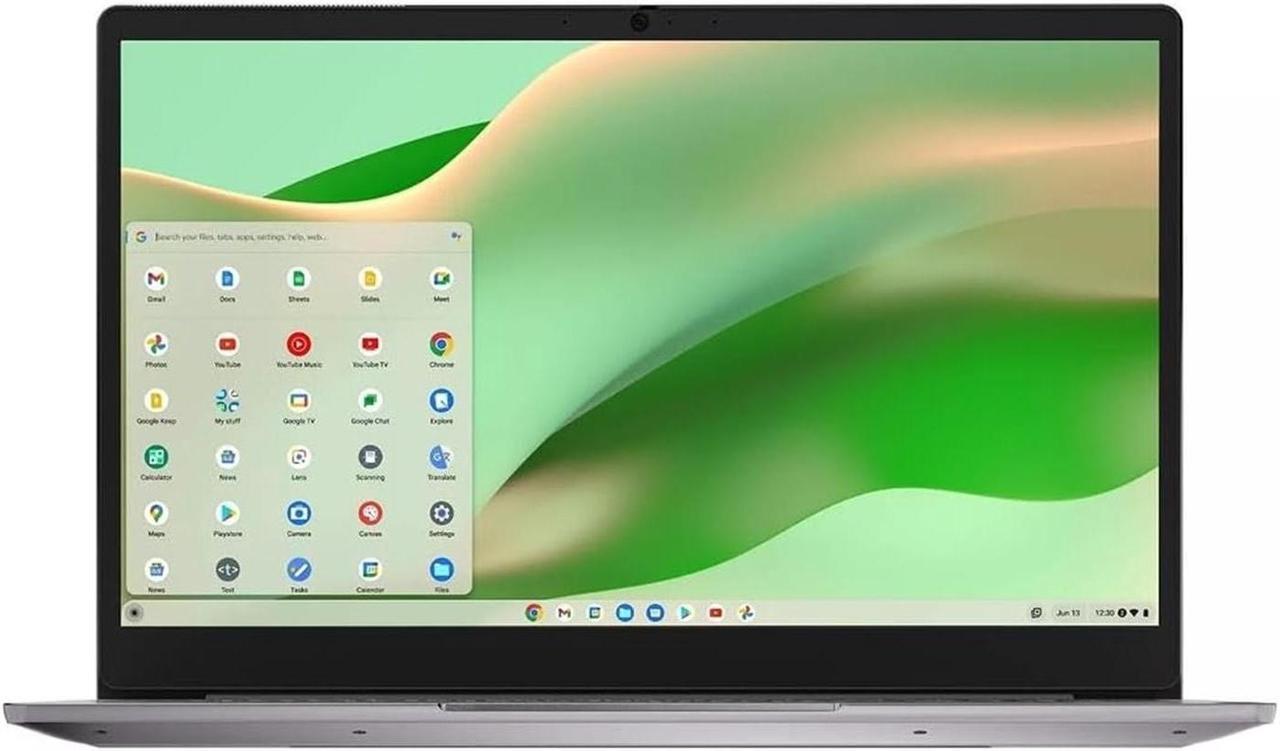 Alt view image 2 of 6 - Lenovo 15.6" Touchscreen IdeaPad 3 Chromebook Intel Pentium 4GB 128GB - Gray