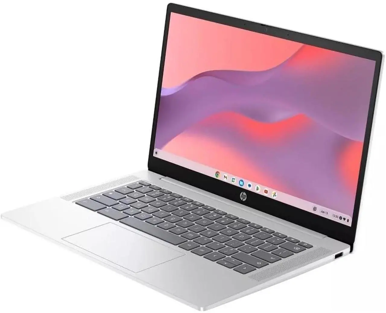 Alt view image 2 of 4 - HP Chromebook 14a-nf0000nr 14" 4GB 64GB SSD Intel Processor N100 1.10GHz ChromeOS, Gray