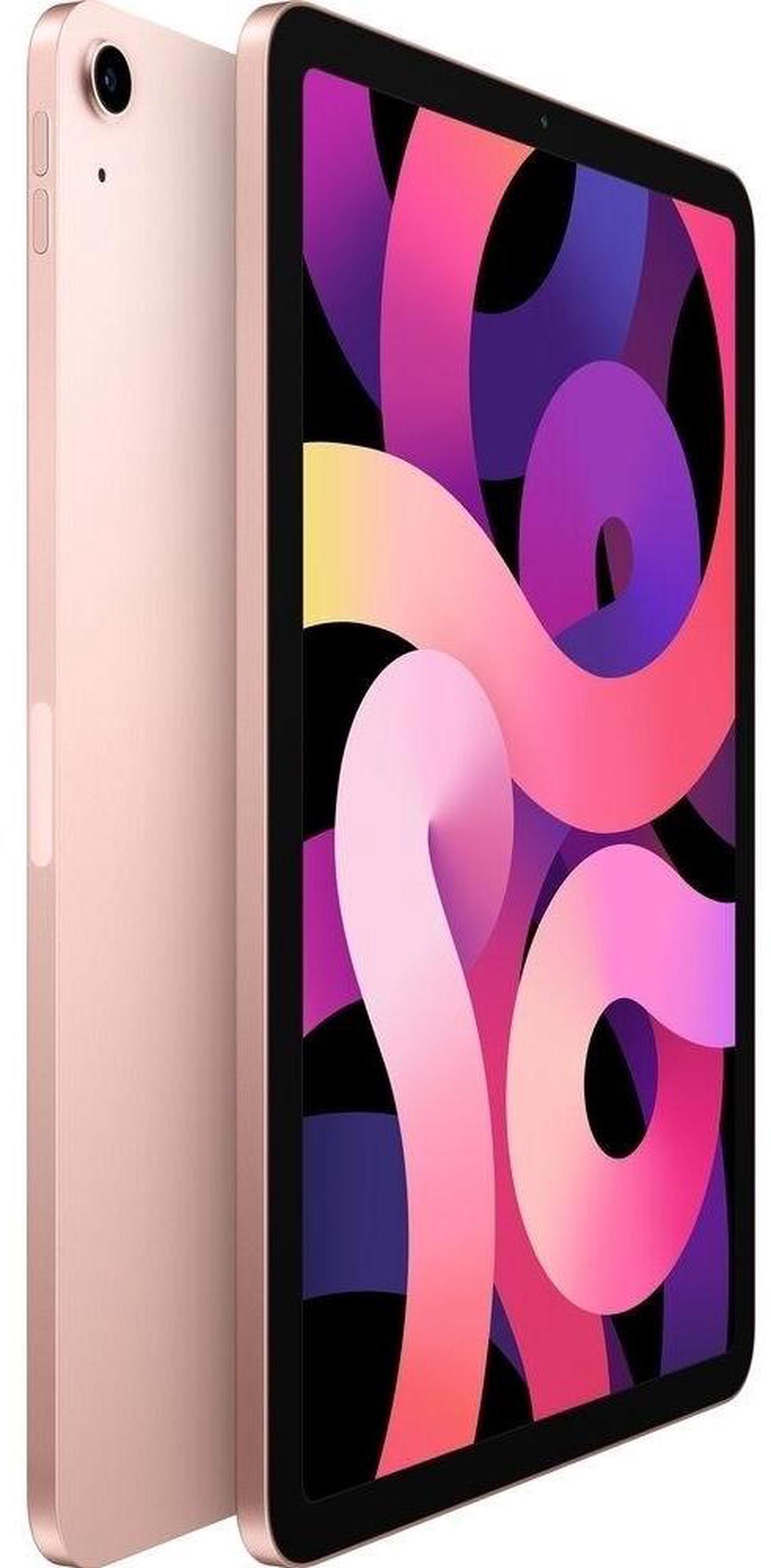 Alt view image 2 of 3 - Apple iPad Air 4 MYJ02LL/A 10.9" Tablet 256GB WiFi + 4G LTE GSM Unlocked, Rose Gold