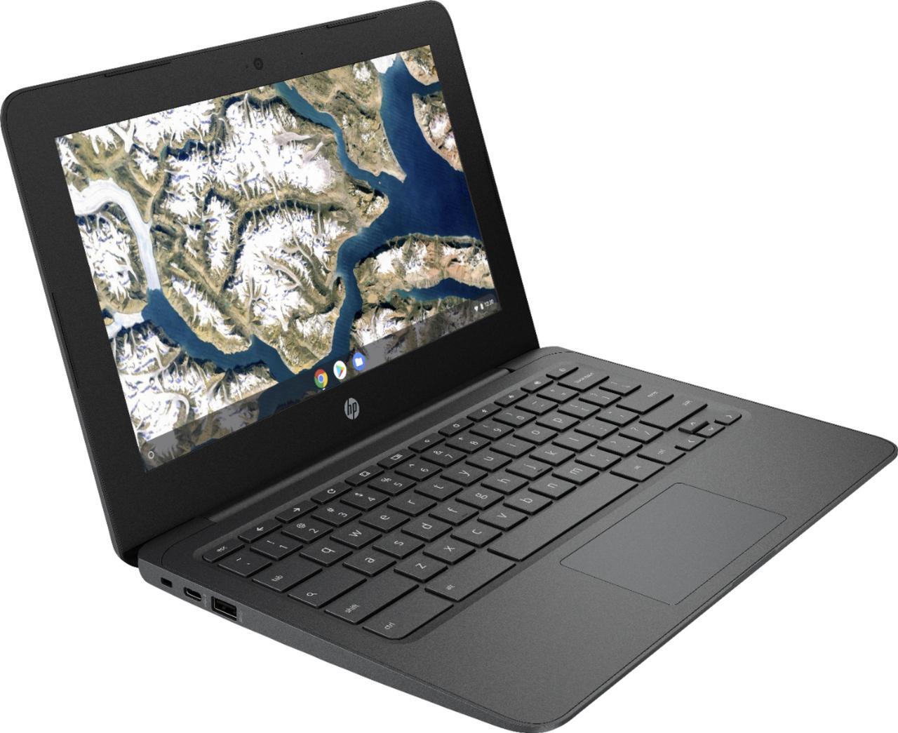 Alt view image 19 of 20 - HP 11a-nb0013dx Chromebook Intel Celeron N3350 (1.1 GHz) 4 GB Memory 32 GB eMMC 11.6" 1366 x 768 Chrome OS
