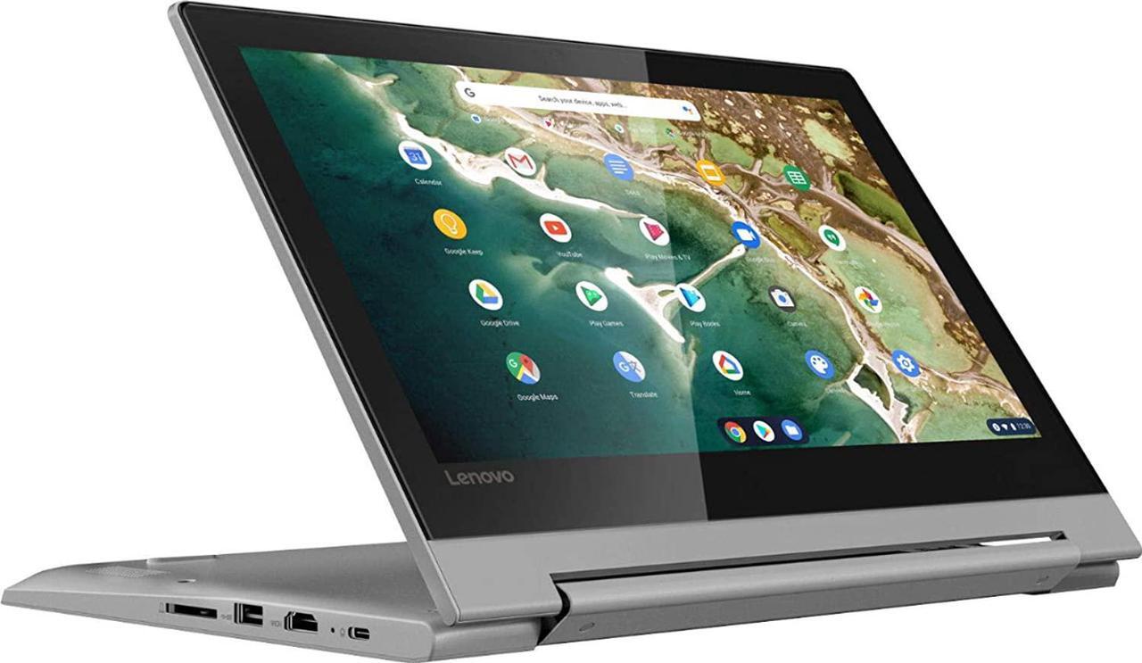 Alt view image 8 of 20 - Lenovo - Chromebook Flex 3 11" MTK 2-in-1 11.6" Touch Screen Chromebook - MediaTek MT8173C - 4GB Memory - 32GB eMMC Flash Memory - Platinum Grey - 82HG0000US