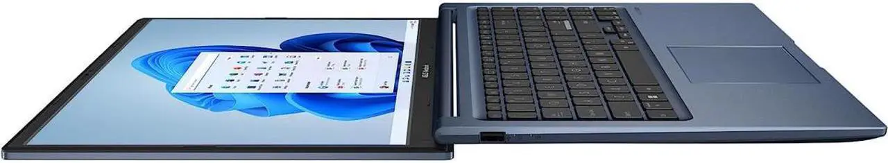 Alt view image 7 of 8 - ASUS Vivobook 15 Laptop, 15.6 FHD (1920 x 1080) Display, Intel Core i3-1215U CPU, Intel UHD Graphics, 8GB RAM, 128GB SSD, Windows 11 Home in S Mode, Quiet Blue, F1504ZA-AS34