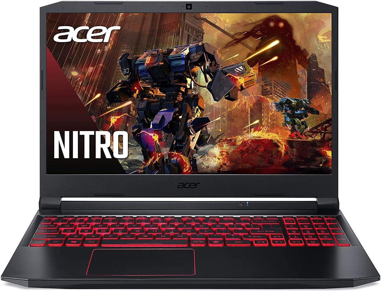 Acer Nitro 5 15.6 FHD Gaming Laptop Intel i5-11400H NVIDIA GeForce GTX 1650 8GB 512GB Window 11 Home Black Certified Refurbished