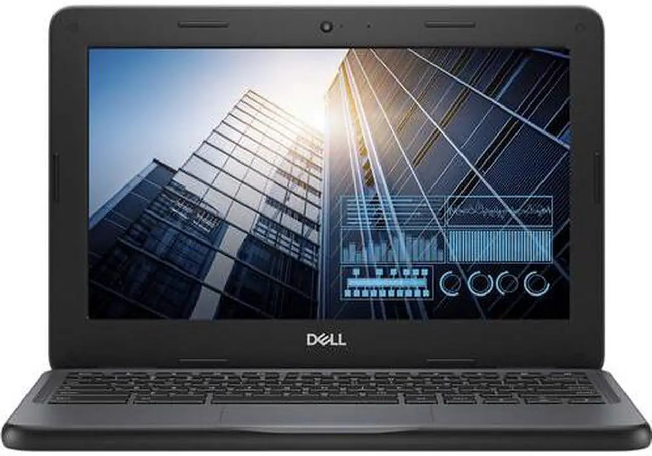 Alt view image 3 of 7 - Dell Chromebook 3100 11.6 inch HD Intel N4020 4GB 16GB Chrome OS Black Refurbished Good
