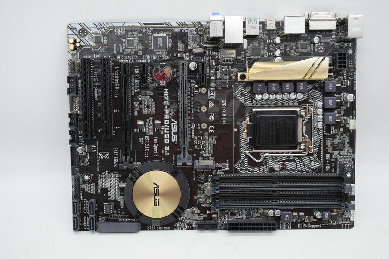 ASUS H170-PRO/USB 3.1 LGA 1151 Intel H170 HDMI SATA 6Gb/s USB 3.1 M.2 ATX Intel Motherboard