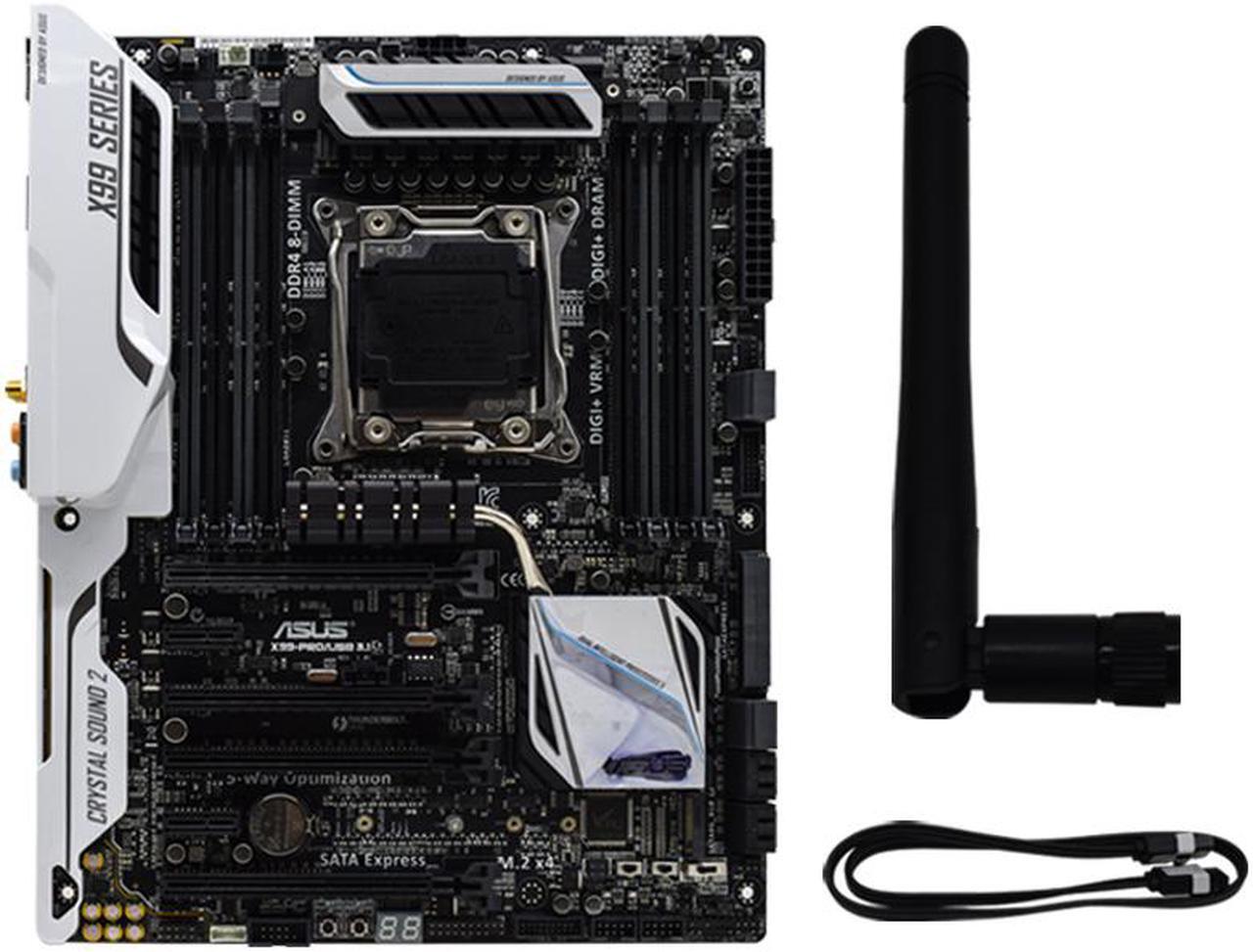 Alt view image 3 of 5 - ASUS - MOTHERBOARDS X99-PRO/USB3.1 X99-RPO USB3.1 X99 22NM CPU