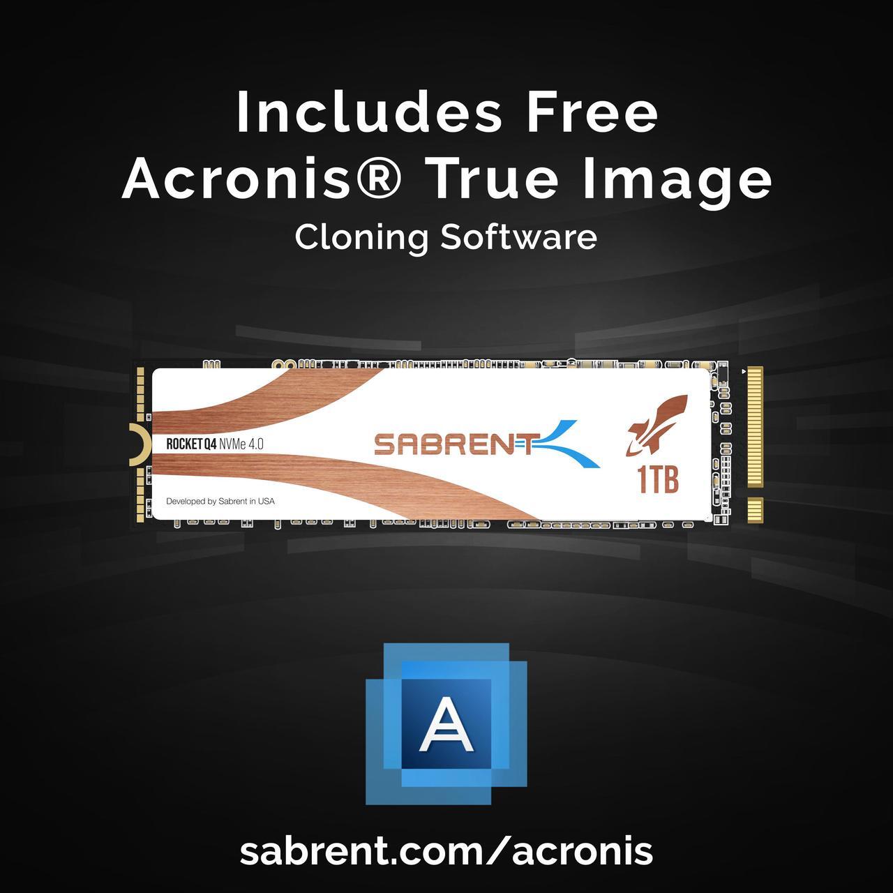 Alt view image 5 of 11 - SABRENT 1TB Rocket Q4 NVMe PCIe 4.0 M.2 2280 Internal SSD Maximum Performance Solid State Drive R/W 4700/1800 MB/s (SB-RKTQ4-1TB)