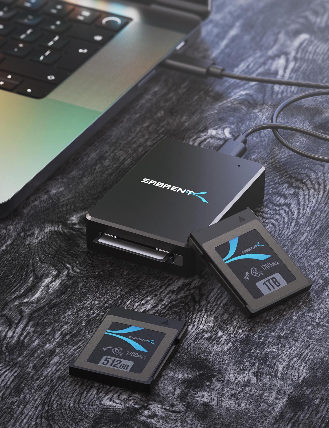 Alt view image 8 of 7 - SABRENT Rocket CFX 1TB CFexpress Type B Memory Card R1700MB/s W1500MB/s (CF-XTBT-1TB)