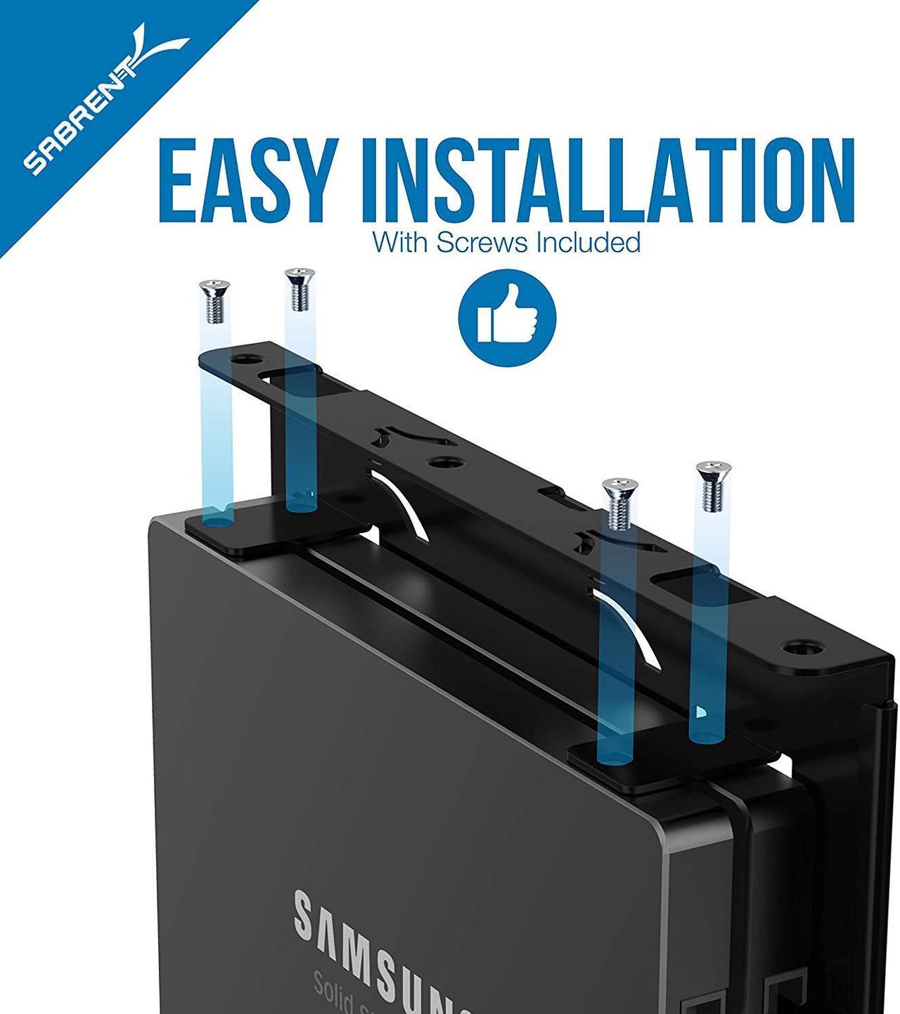 Alt view image 6 of 7 - Sabrent 2.5 Inch to 3.5 Inch Internal Hard Disk Drive Mounting Kit (BK-HDDH)