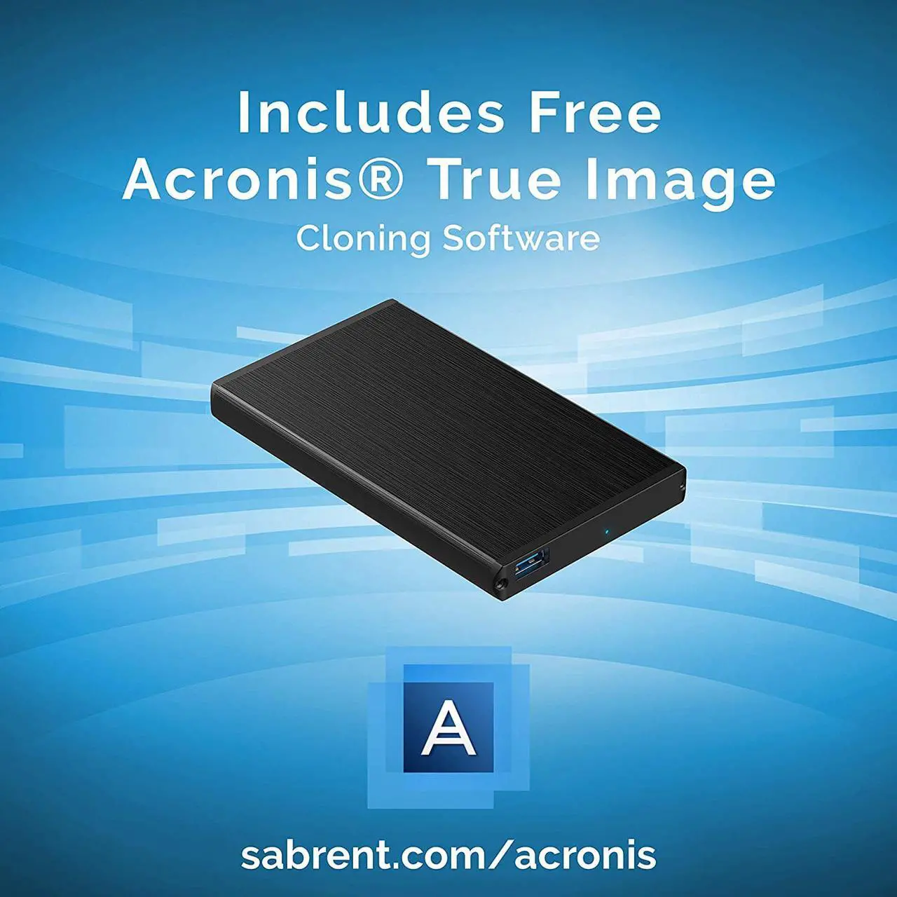 Alt view image 9 of 20 - Sabrent USB 3.0 to 2.5" SSD/SATA External Hard Drive Aluminum Enclosure, Black (EC-UK30)
