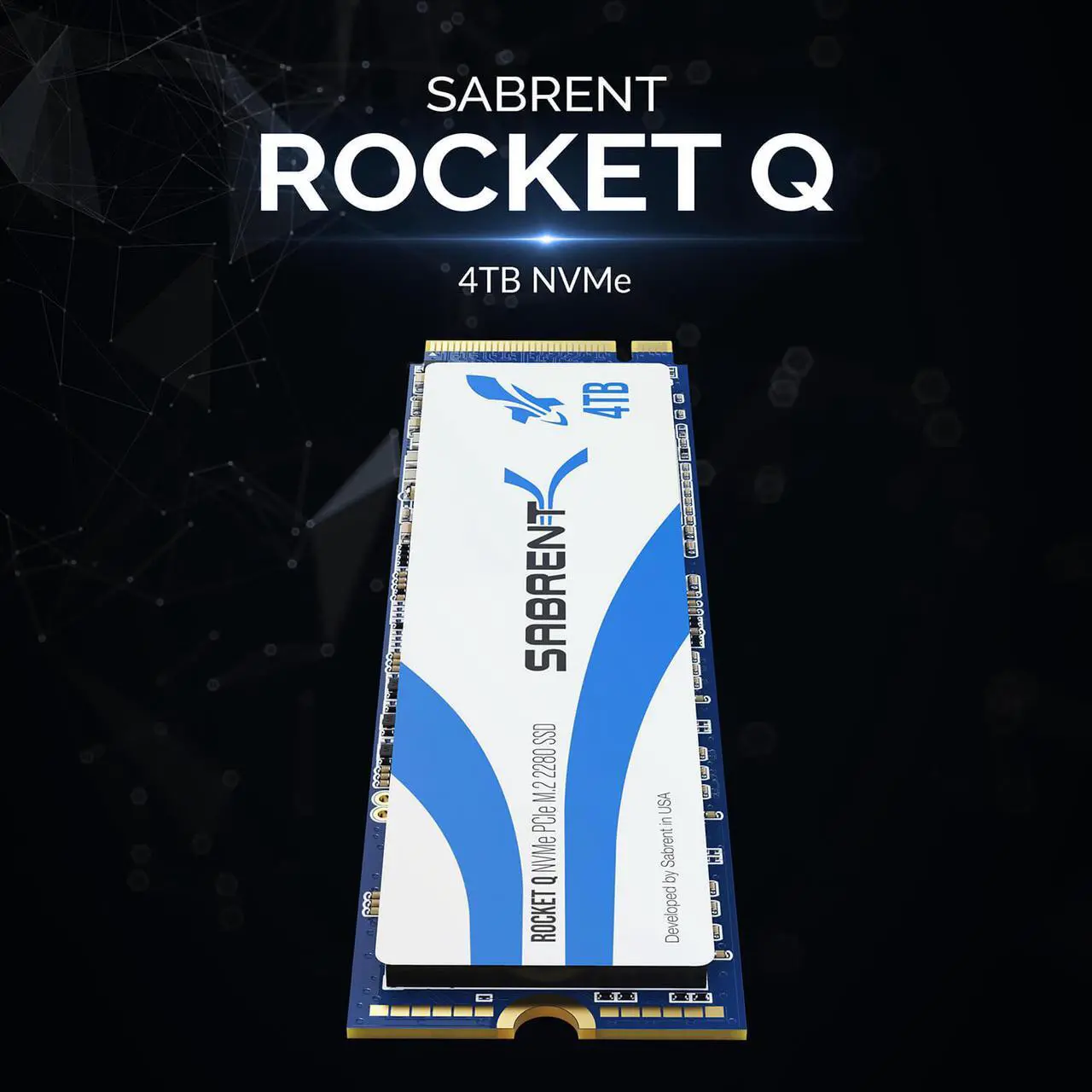 Alt view image 2 of 14 - SABRENT Rocket Q 4TB NVMe PCIe M.2 2280 Internal SSD High-Performance Solid State Drive R/W 3200/3000MB/s (SB-RKTQ-4TB)