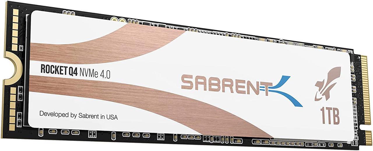 Main image of SABRENT 1TB Rocket Q4 NVMe PCIe 4.0 M.2 2280 Internal SSD Maximum Performance Solid State Drive R/W 4700/1800 MB/s (SB-RKTQ4-1TB)