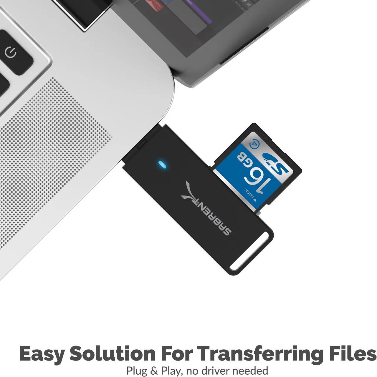 Alt view image 5 of 7 - SABRENT USB 3.0 Micro SD and SD Card Reader (CR-T2MS)