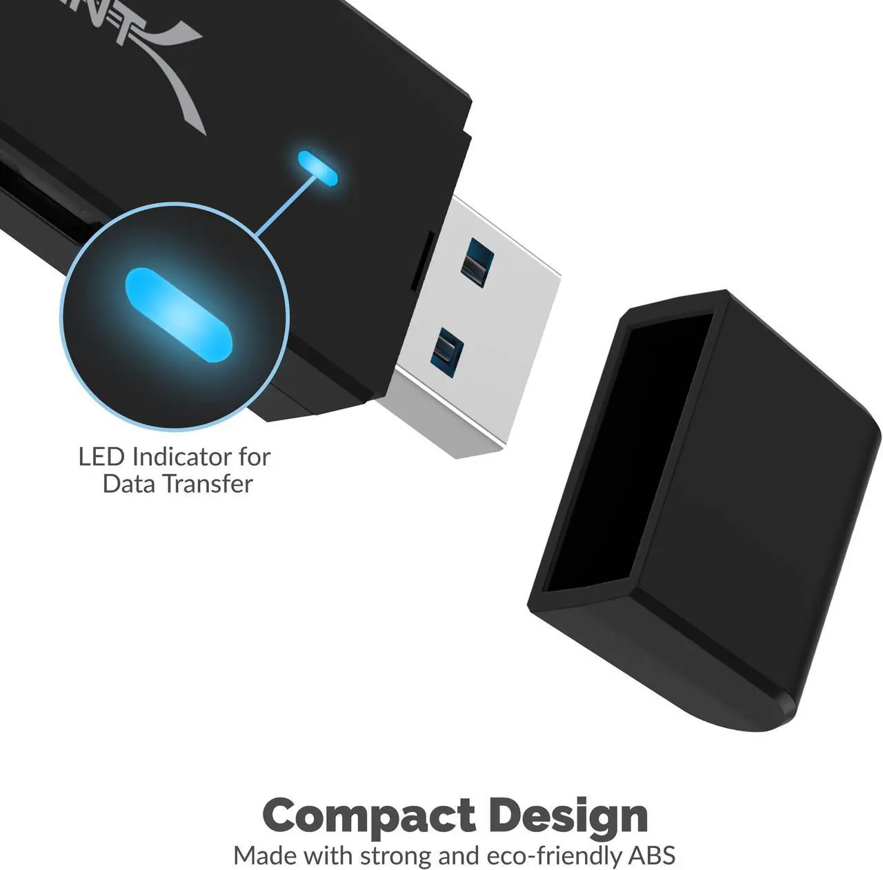 Alt view image 8 of 7 - SABRENT USB 3.0 Micro SD and SD Card Reader (CR-T2MS)