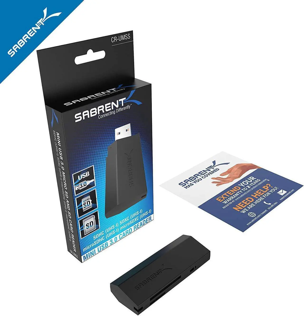 Alt view image 7 of 15 - Sabrent Mini USB 3.0 Micro SD and SD Card Reader (CR-UMSS)