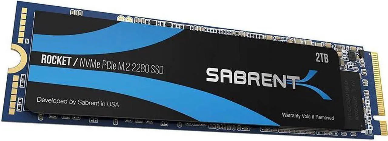 Main image of SABRENT 2TB Rocket NVMe PCIe M.2 2280 Internal SSD High Performance Solid State Drive (SB-ROCKET-2TB)