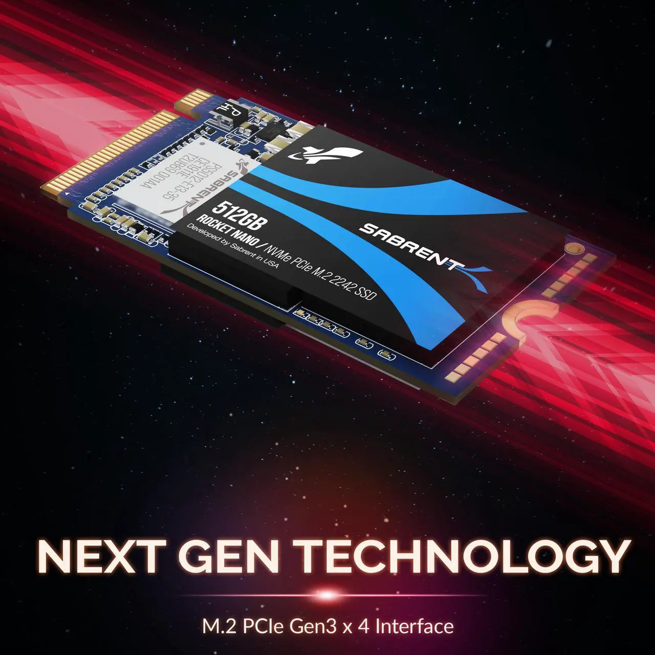Alt view image 7 of 8 - SABRENT 512GB Rocket NVMe PCIe M.2 2242 DRAM-Less Low Power Internal High-Performance SSD (SB-1342-512)