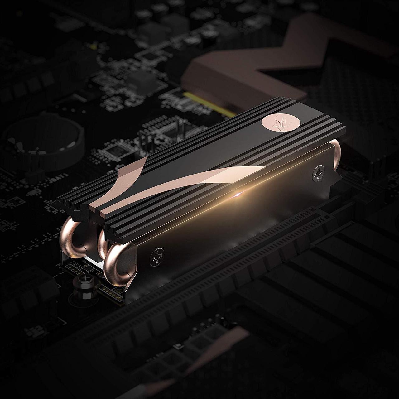 Alt view image 6 of 16 - SABRENT M.2 2280 SSD Rocket Heatsink (SB-HTSK)