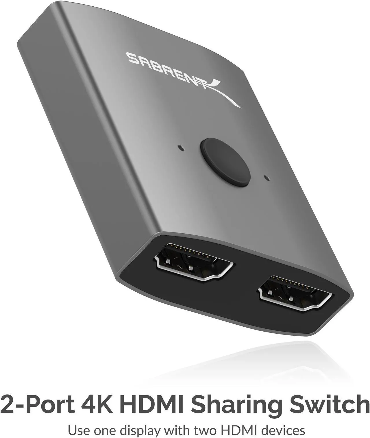 Alt view image 3 of 8 - SABRENT 2-Port 4K Dual HDMI Sharing Switch (DA-HSW2)