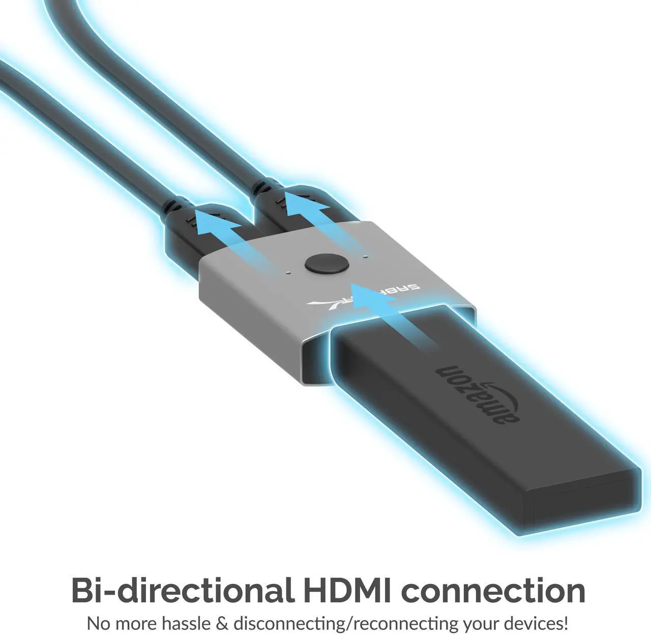 Alt view image 5 of 8 - SABRENT 2-Port 4K Dual HDMI Sharing Switch (DA-HSW2)