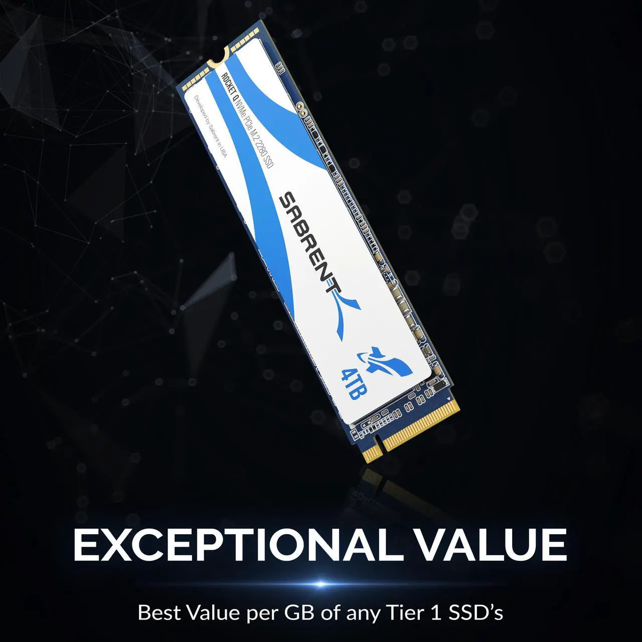 Alt view image 4 of 14 - SABRENT Rocket Q 4TB NVMe PCIe M.2 2280 Internal SSD High-Performance Solid State Drive R/W 3200/3000MB/s (SB-RKTQ-4TB)