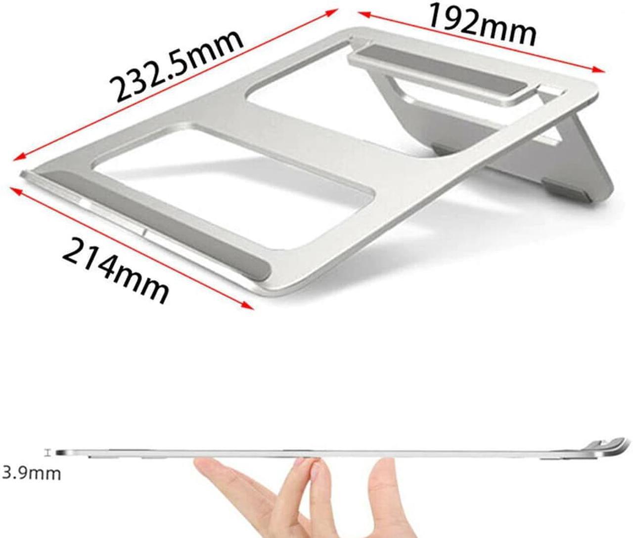 Alt view image 6 of 6 - Notebook PC Laptop Stand Portable Foldable Tablet Aluminum Alloy Holders Household Computer Safety Parts for Desk