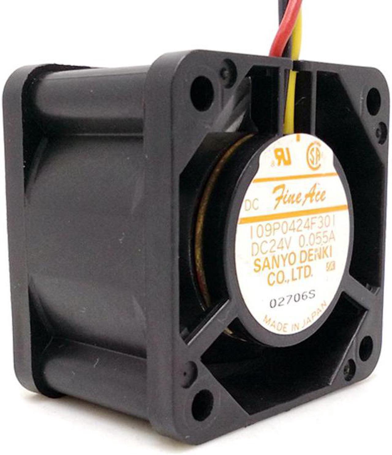 For Sanyo 4028 fan 109p0424f301 24v 4cm 0.055A double ball frequency converter cooling fan