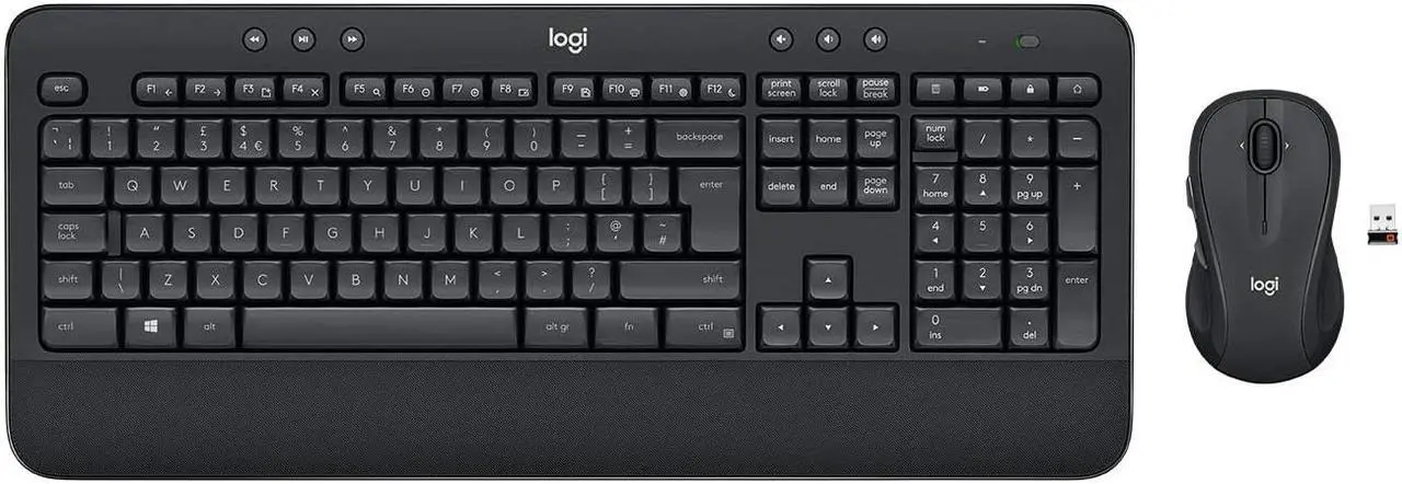 Alt view image 3 of 16 - Logitech MK545 Advanced Wireless Keyboard and Mouse Combo 920-008695