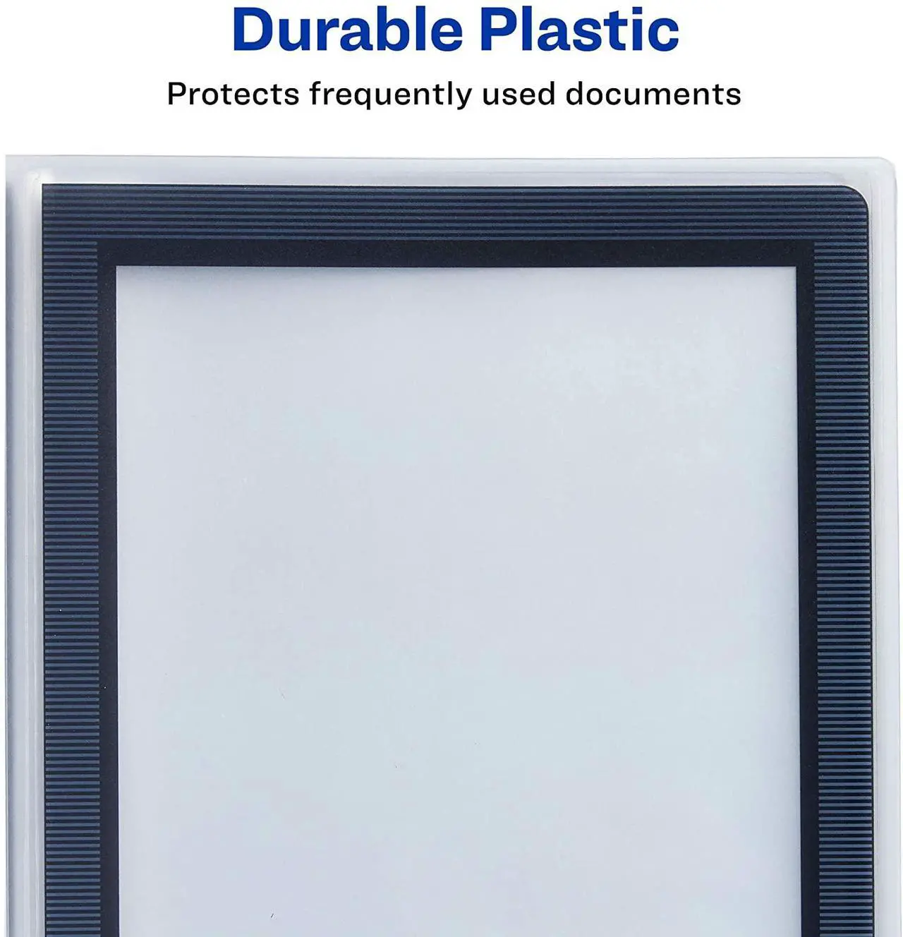 Alt view image 8 of 11 - Avery Presentation Books 24 Pages 8-1/2"x11" Black Framed Cover 47690