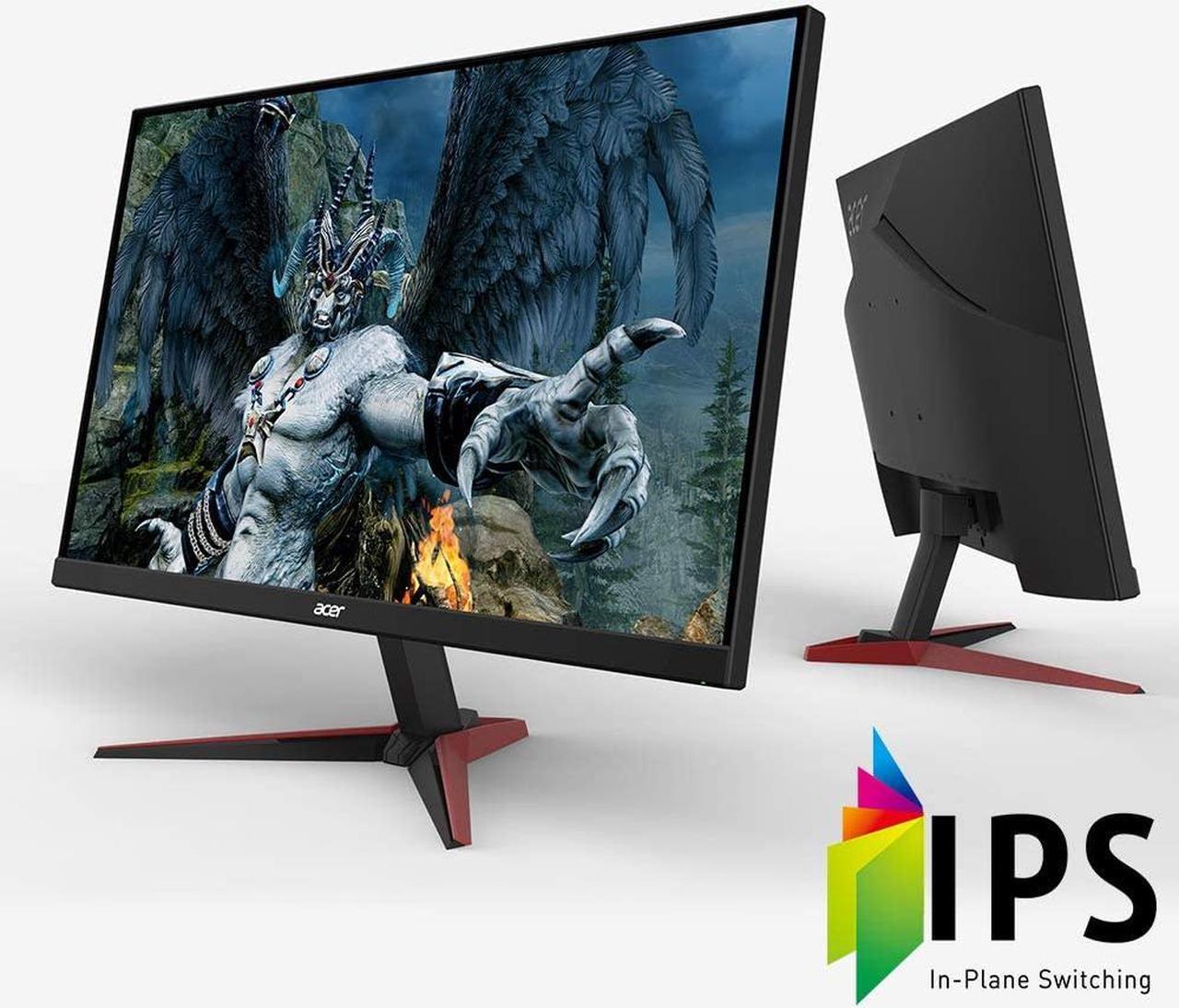 Alt view image 19 of 20 - Acer Nitro VG240Y Pbiip 23.8" Full HD (1920 x 1080) IPS Gaming Monitor with AMD Radeon FREESYNC Technology, Zero Frame, 144Hz, 1ms VRB, (2 x HDMI 2.0 Ports & 1 x Display Port)