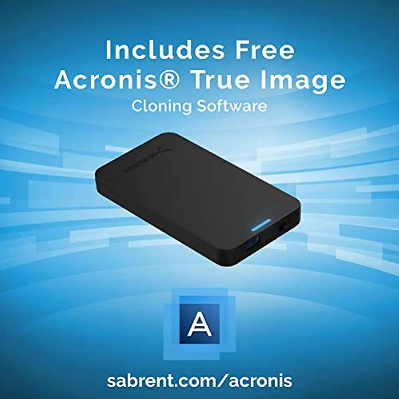 Alt view image 8 of 9 - SABRENT 2.5-Inch SATA to USB 3.0 Tool-Free External Hard Drive Enclosure [Optimized for SSD, Support UASP SATA III] Black (EC-UASP)