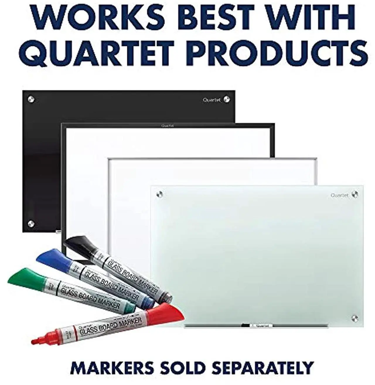 Alt view image 15 of 20 - Quartet SFEB3 Premium Magnetic 3-in-1 Glass Board Eraser, 6 1/2" x 2" x 1 3/8", Silver