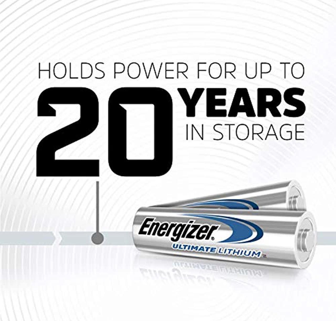 Alt view image 8 of 15 - ENERGIZER L91 Energizer Ultimate Lithium AA Lithium Battery, 24 PK, 1.5VDC