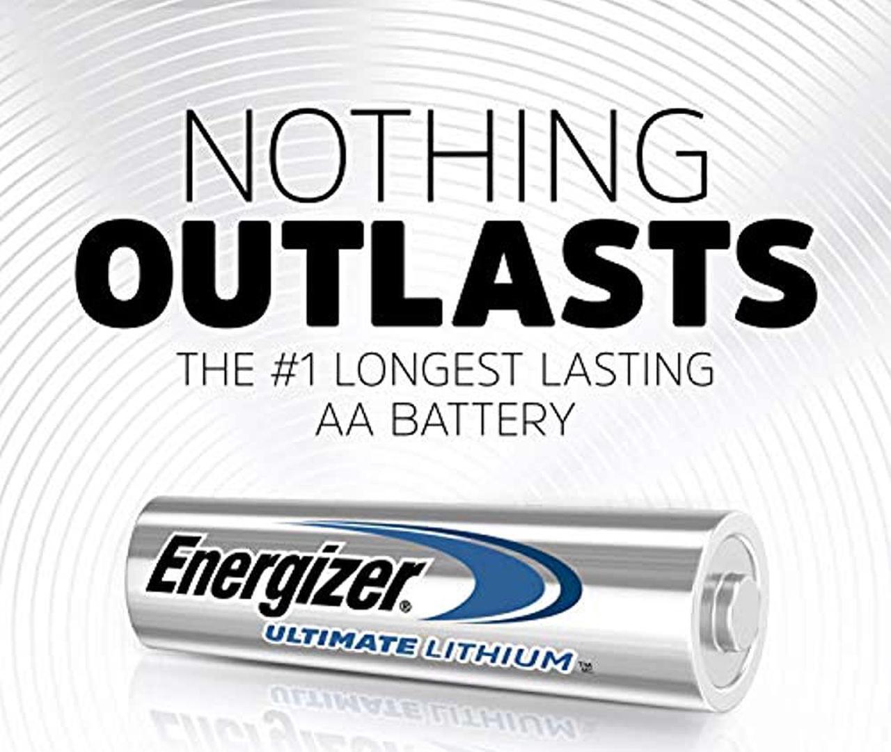 Alt view image 6 of 15 - ENERGIZER L91 Energizer Ultimate Lithium AA Lithium Battery, 24 PK, 1.5VDC