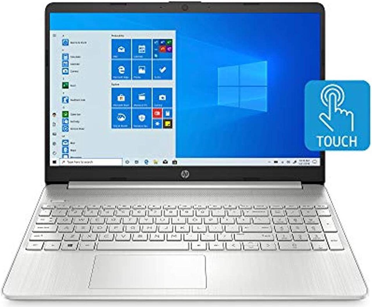 HP 15-inch Touchscreen Laptop, AMD Ryzen 3 3250U, 8 GB RAM, 256 GB SSD, Windows 10 Home in S Mode (15-ef1020nr, Natural Silver)