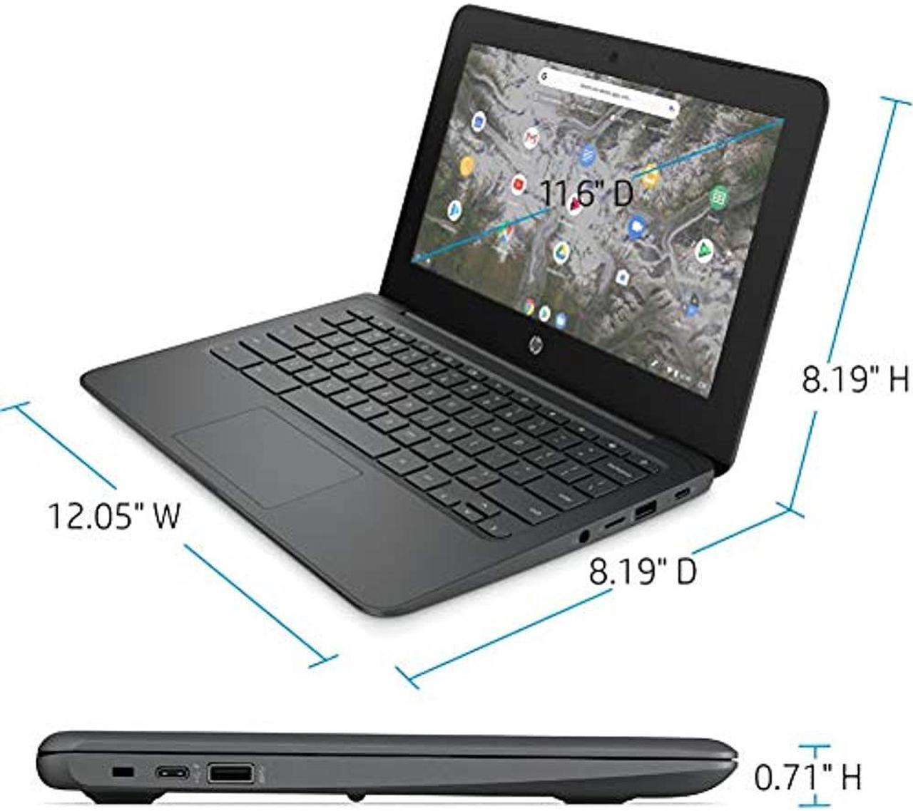Alt view image 17 of 20 - HP 11a-nb0013dx Chromebook Intel Celeron N3350 (1.1 GHz) 4 GB Memory 32 GB eMMC 11.6" 1366 x 768 Chrome OS