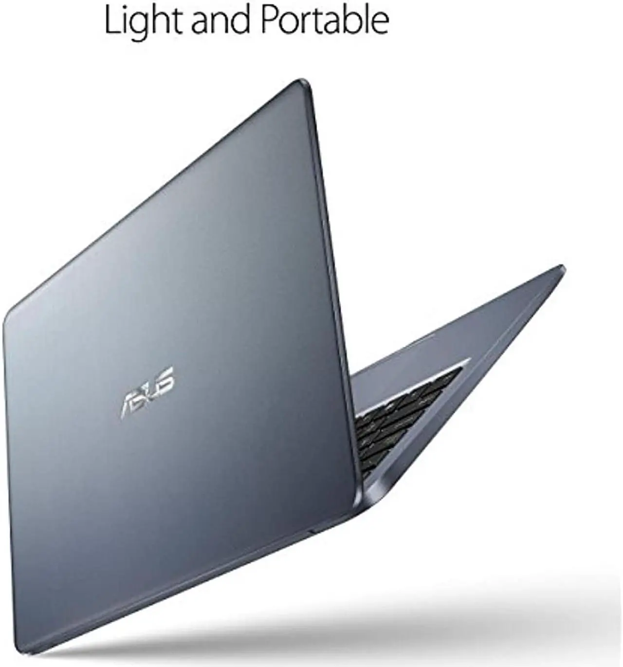 Alt view image 8 of 17 - ASUS Laptop L406 Thin and Light Laptop, 14” HD Display, Intel Celeron N4000 Processor, 4GB RAM, 64GB eMMC Storage, Wi-Fi 5, Windows 10, Microsoft 365, Slate Gray, L406MA-WH02 Notebook PC Computer