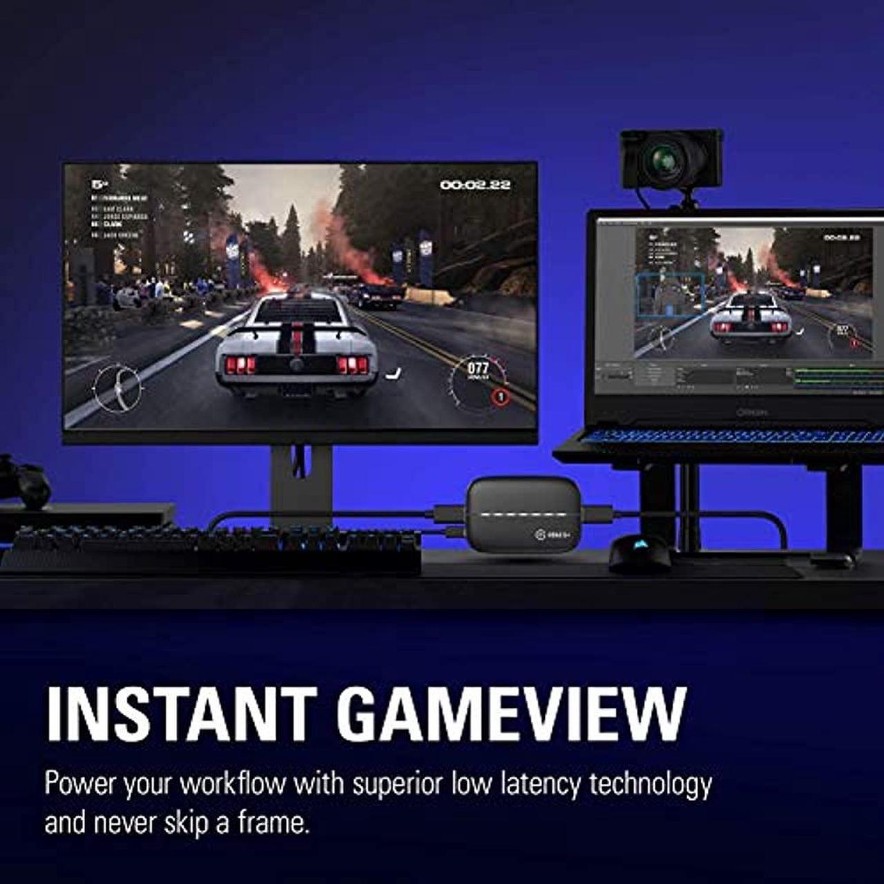 Alt view image 13 of 20 - Elgato HD60 S+, External Capture Card, Stream and Record in 1080p60 HDR10 or 4K60 HDR10 with ultra-low latency on PS5, PS4/Pro, Xbox Series X/S, Xbox One X/S, in OBS and more, works with PC and Mac