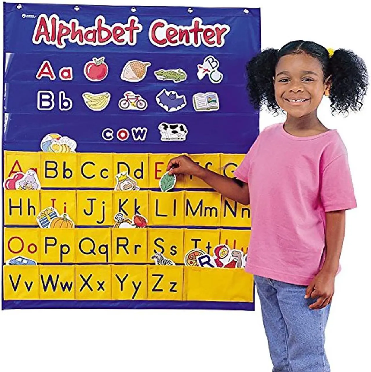 Alt view image 10 of 17 - LEARNING RESOURCES LER2246 ALPHABET INTERACTIVE POCKET CHART