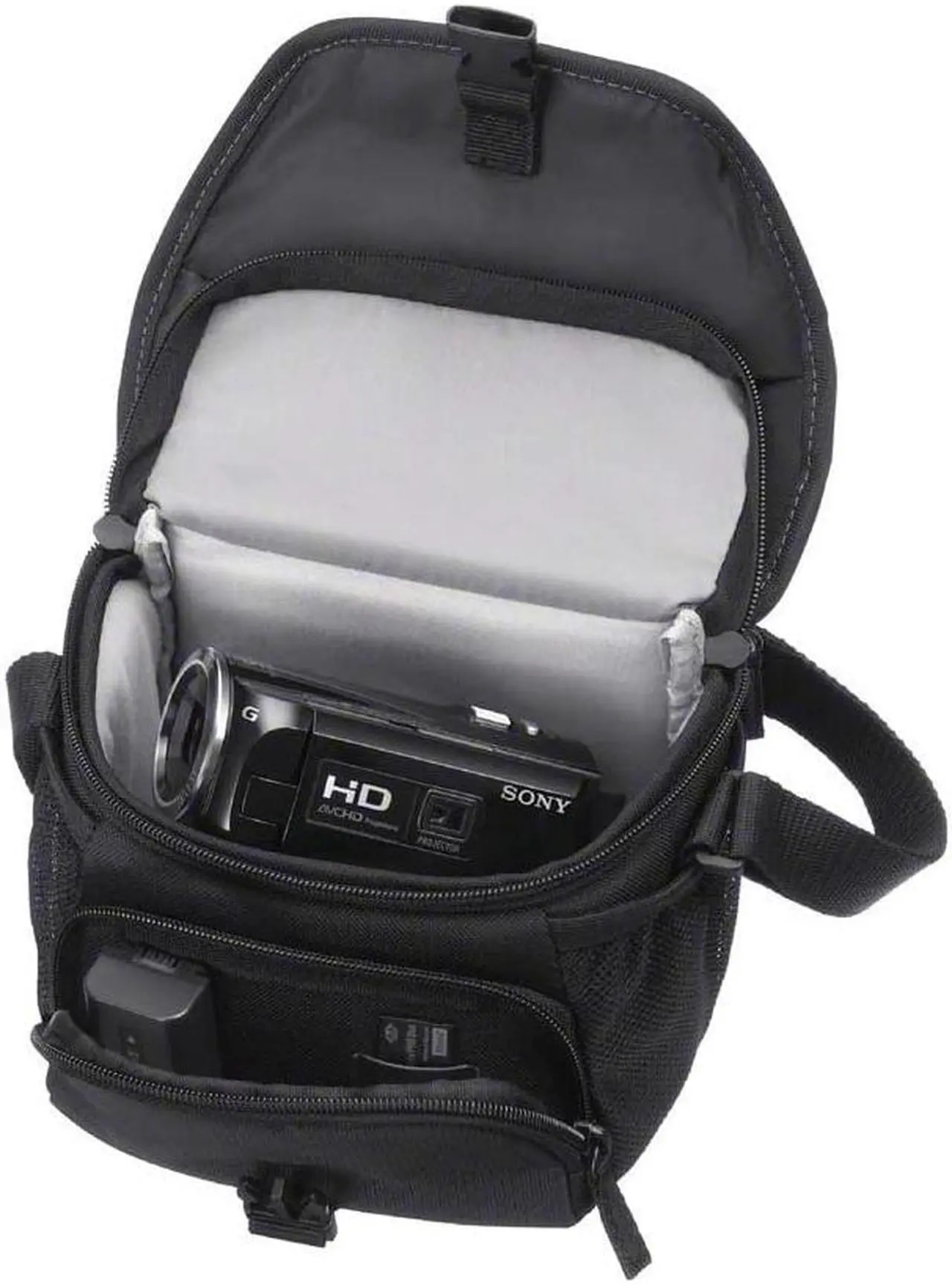 Alt view image 18 of 20 - Stylish and Compact Camcorder Carrying Case