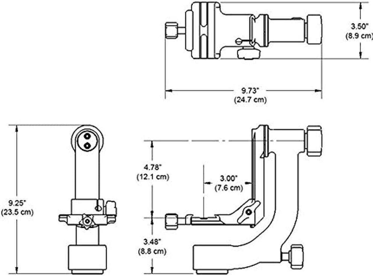 Alt view image 12 of 15 - Wimberley WH-200 Gimbal Tripod Head II with Quick Release Base #WH200