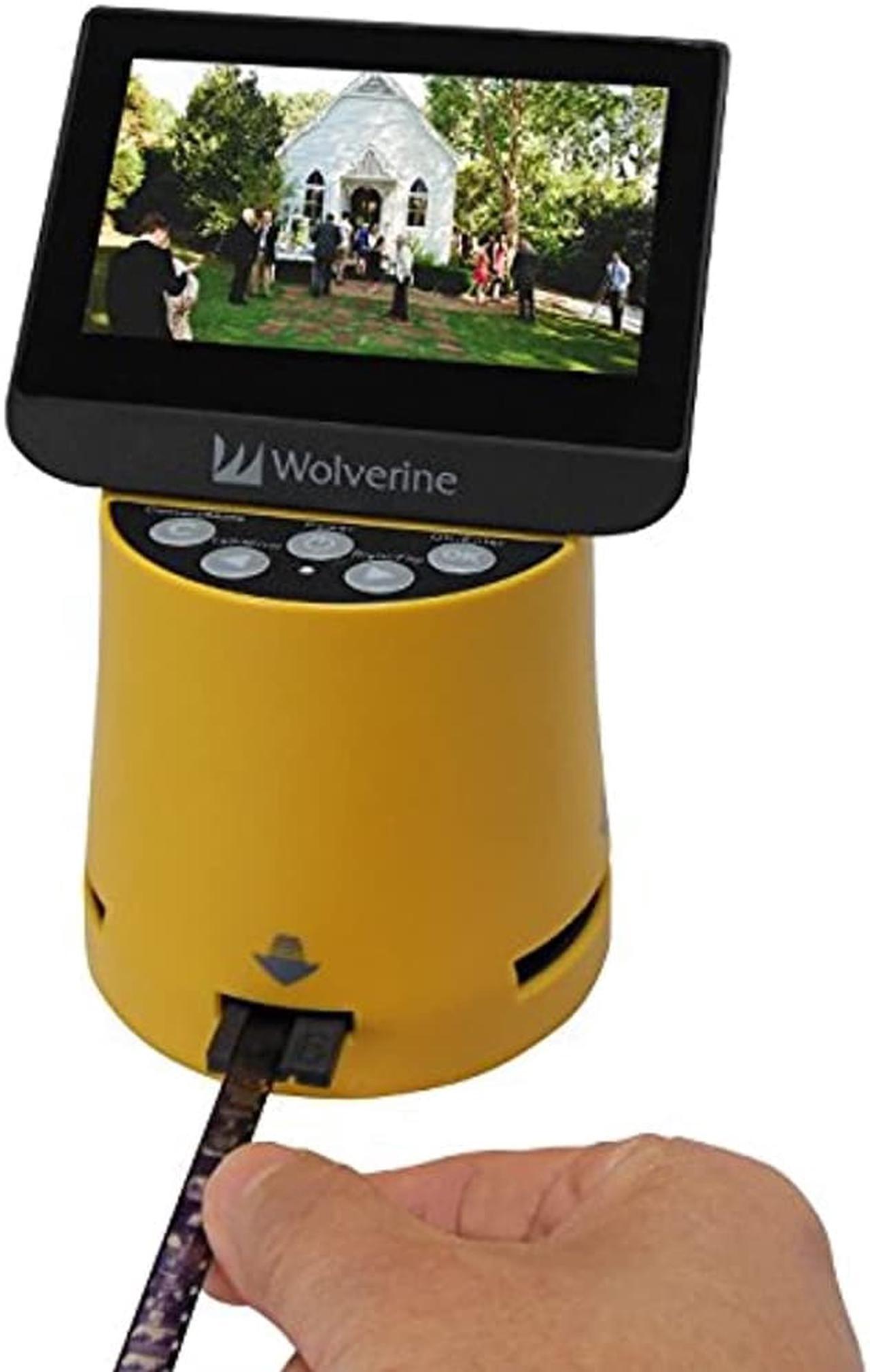 Alt view image 15 of 17 - Wolverine Data 8-in-1 HD Film to Digital Converter w/4.3" LCD Screen & HDMI